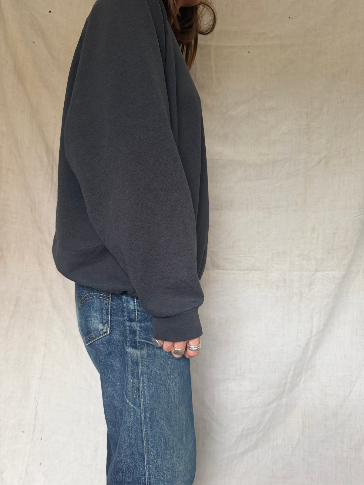 Faded Black Crewneck