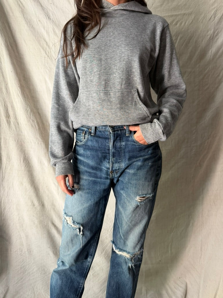 Faded Grey Hoodie