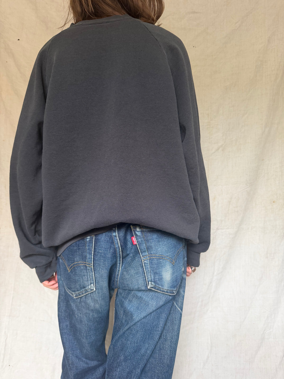 Faded Black Crewneck