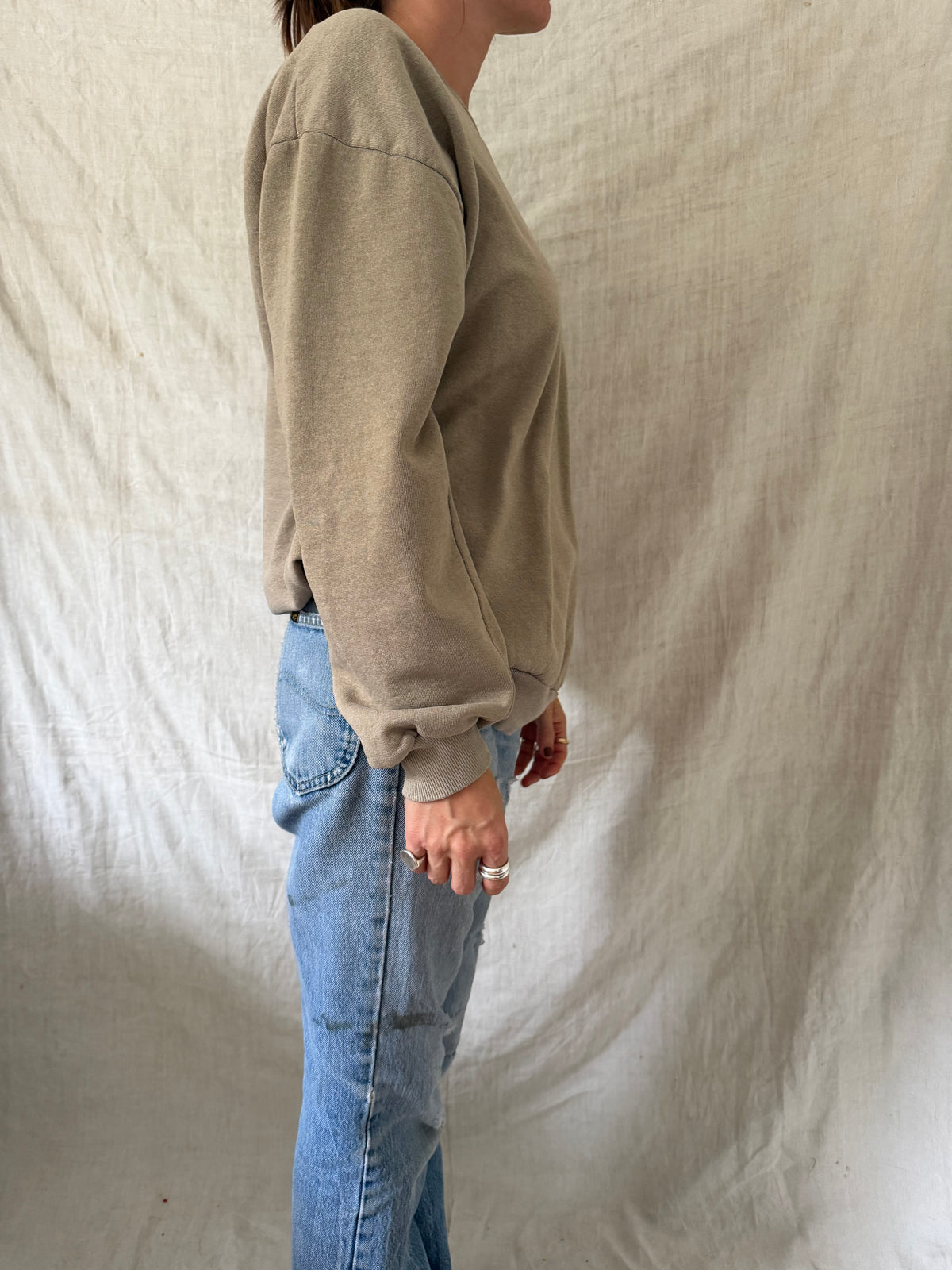 Faded Taupe Crewneck