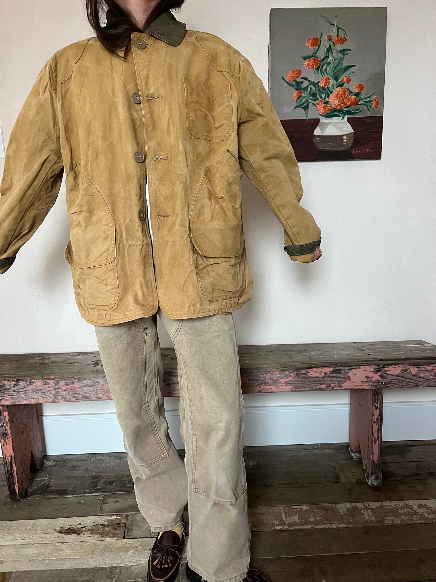 Classic Khaki Hunting Jacket