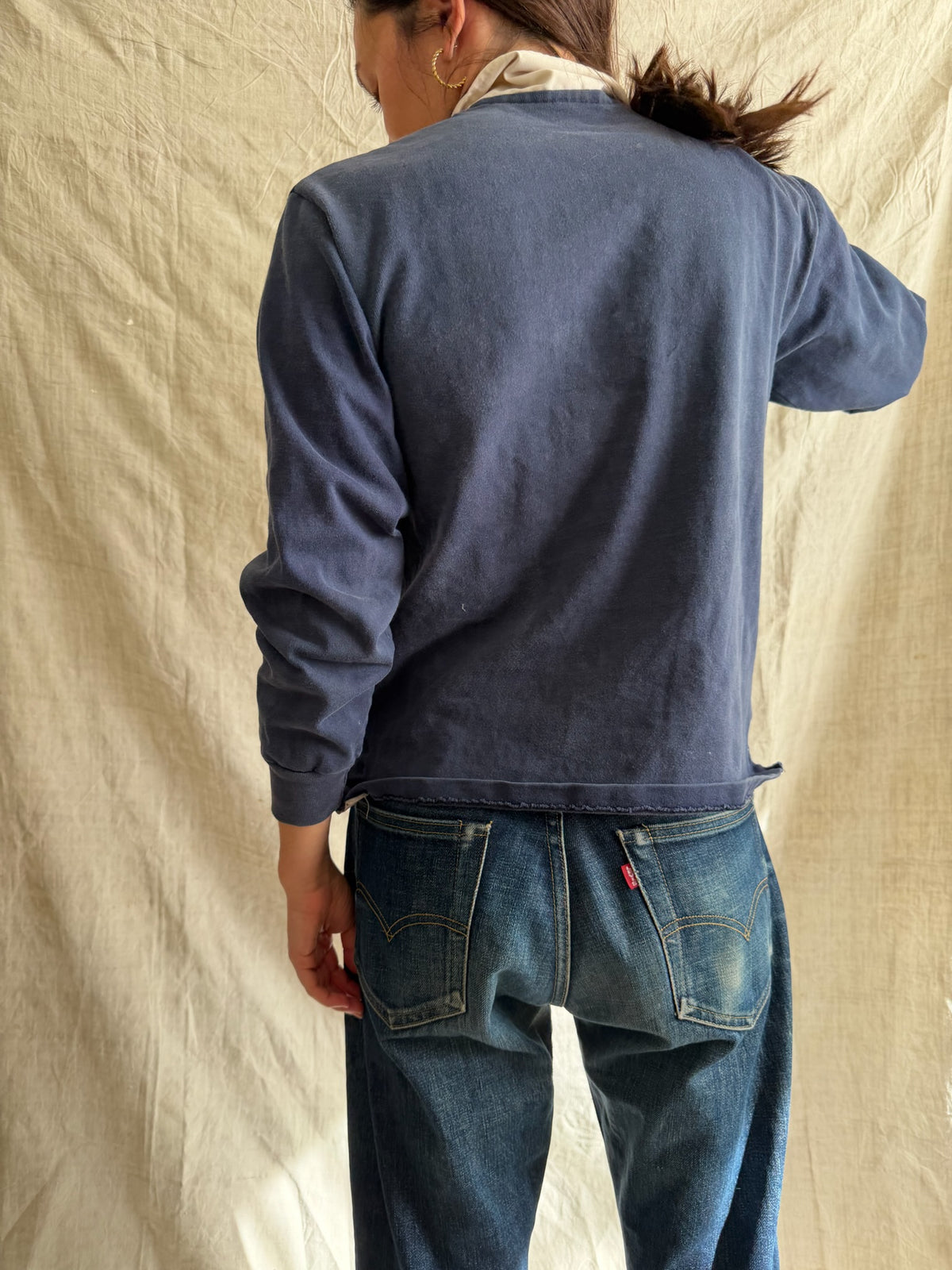 Navy Blue Rugby Shirt