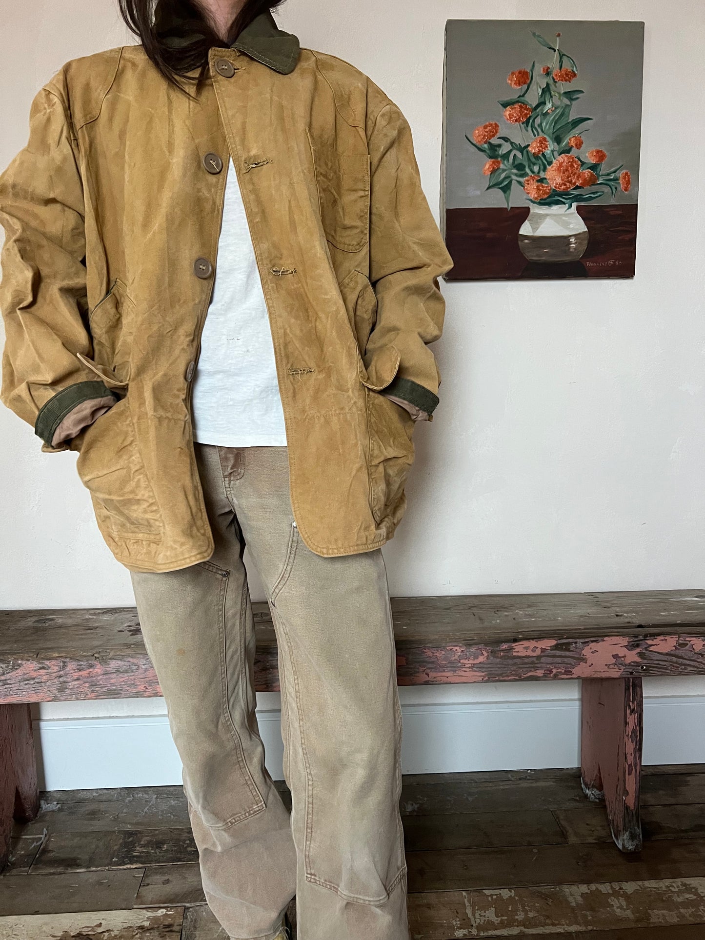 Classic Khaki Hunting Jacket