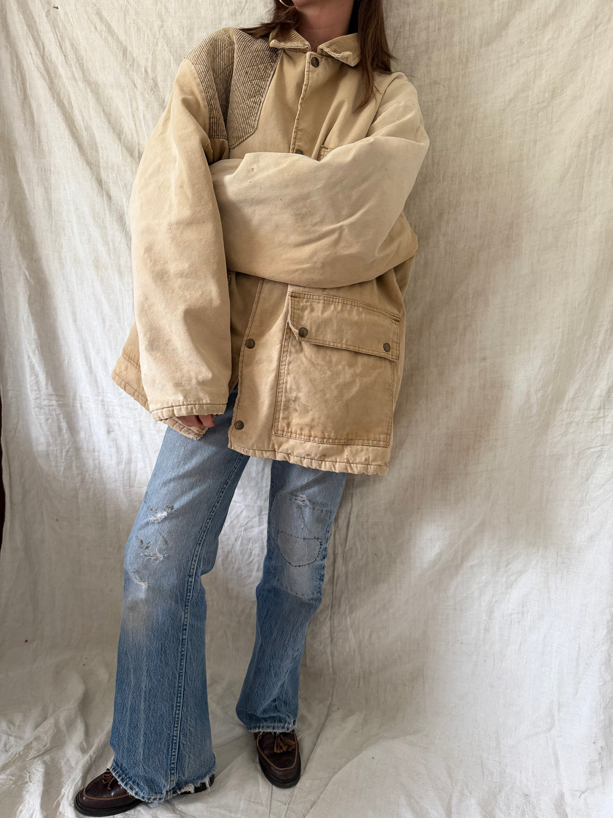 Walls Faded Workwear Chore Jacket