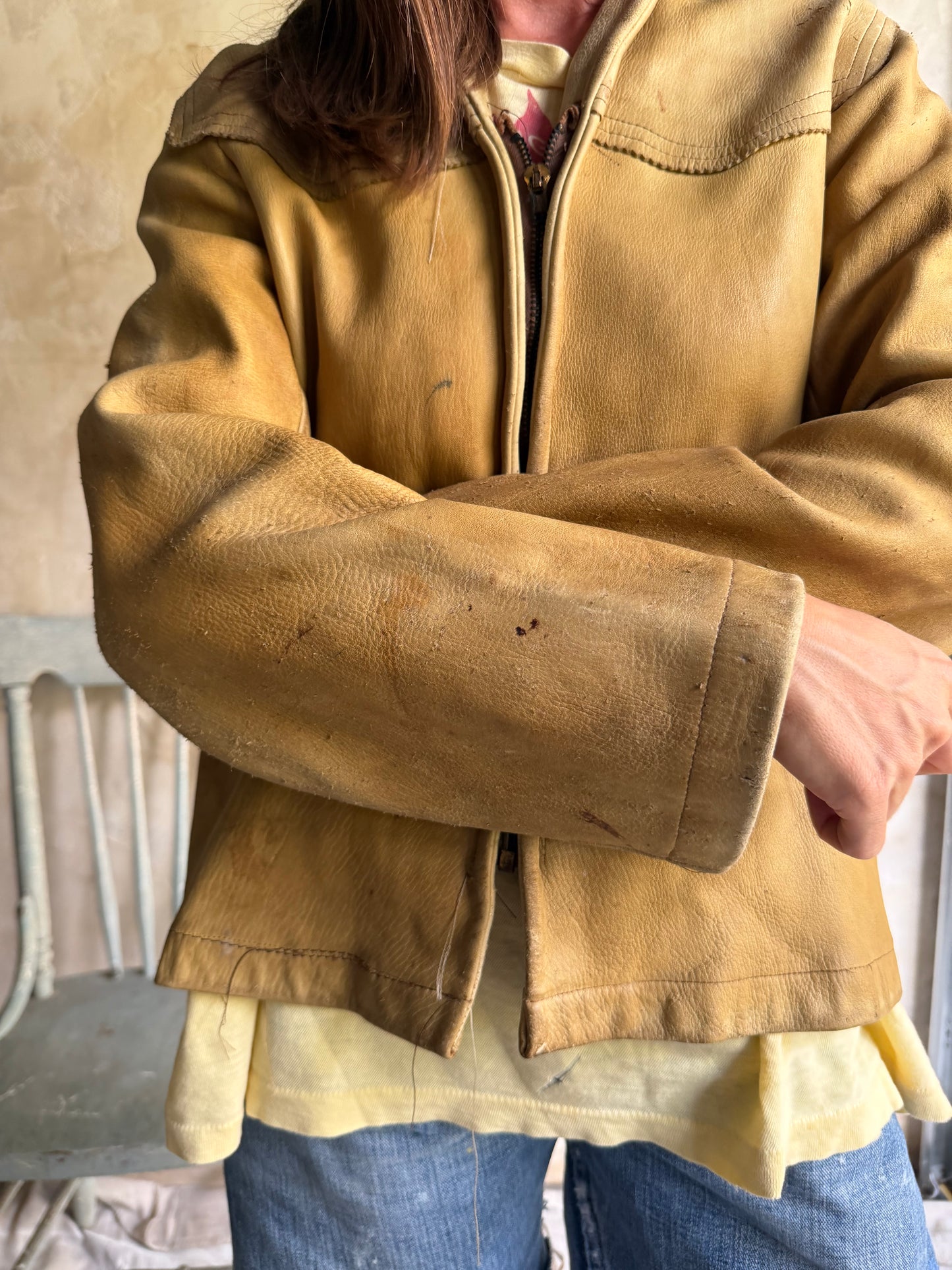 Faded Buckskin Jacket