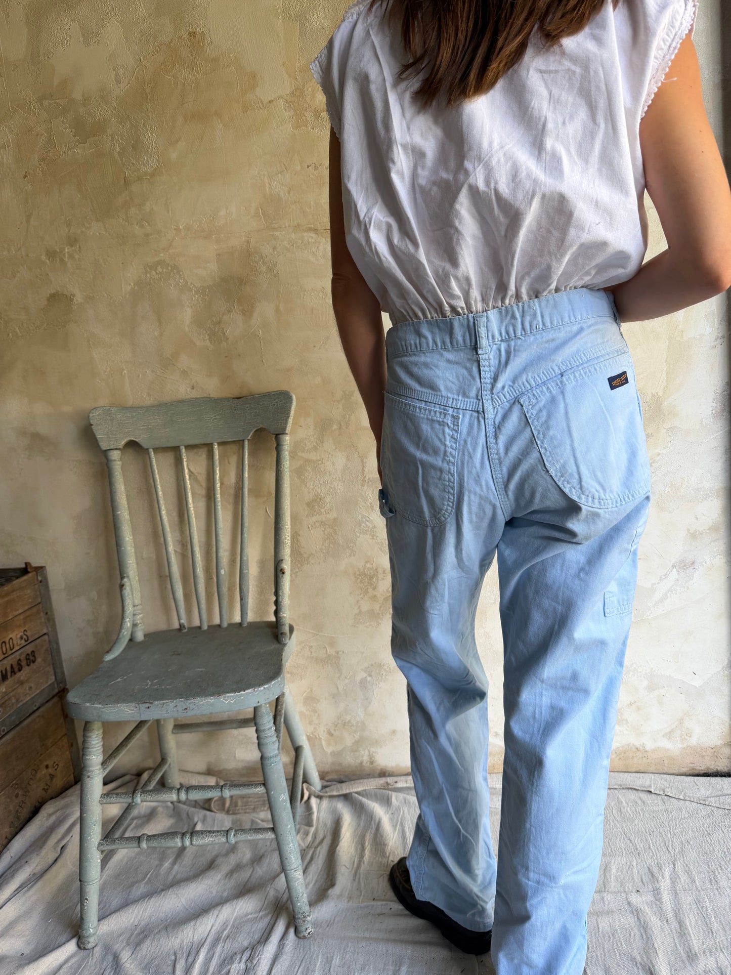Baby Blue Dee Cee Painter Pants