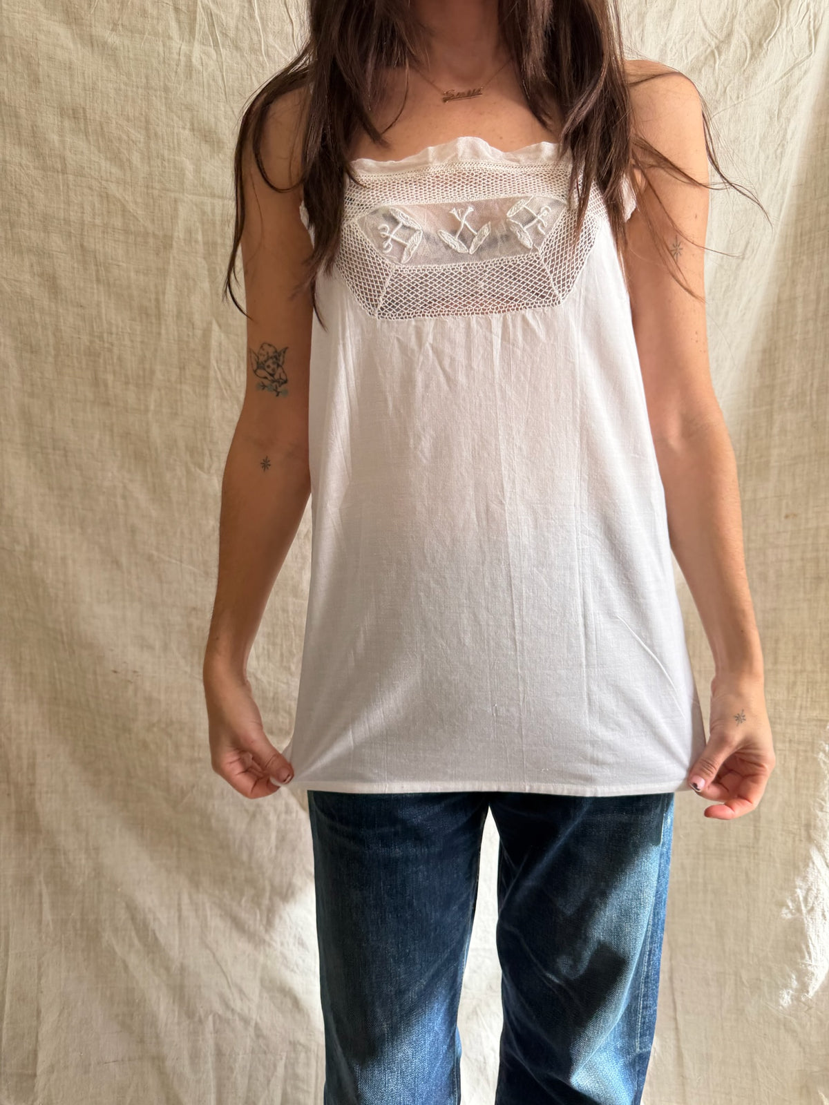 Antique French Lace Cami 02