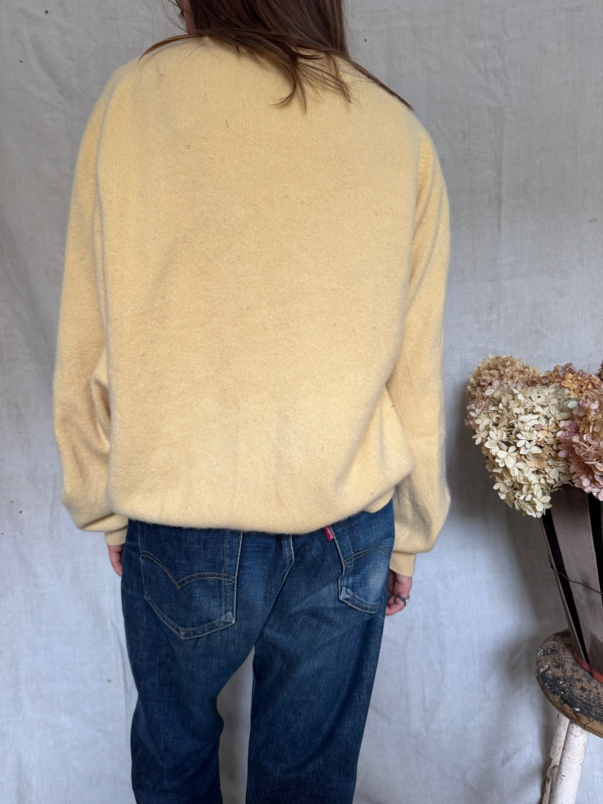 Butter Yellow Cashmere Sweater