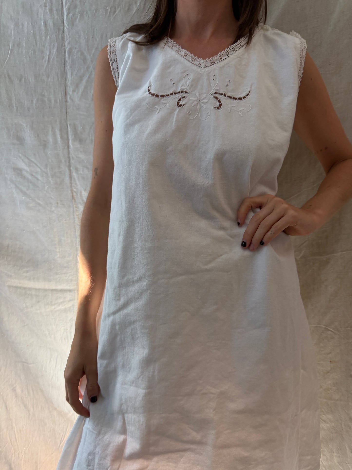 Antique Italian Cotton Smock
