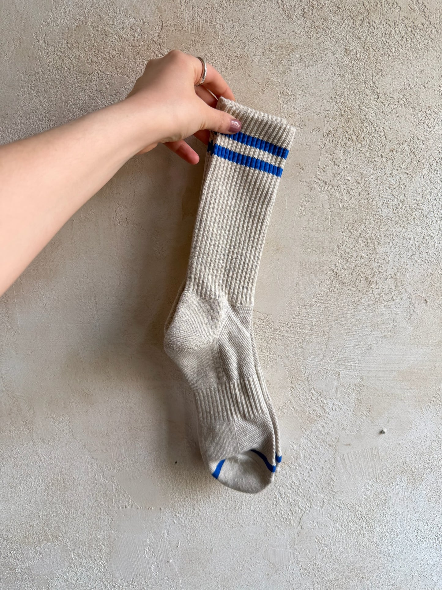 Extended Boyfriend Socks in Ice by Le Bon Shoppe