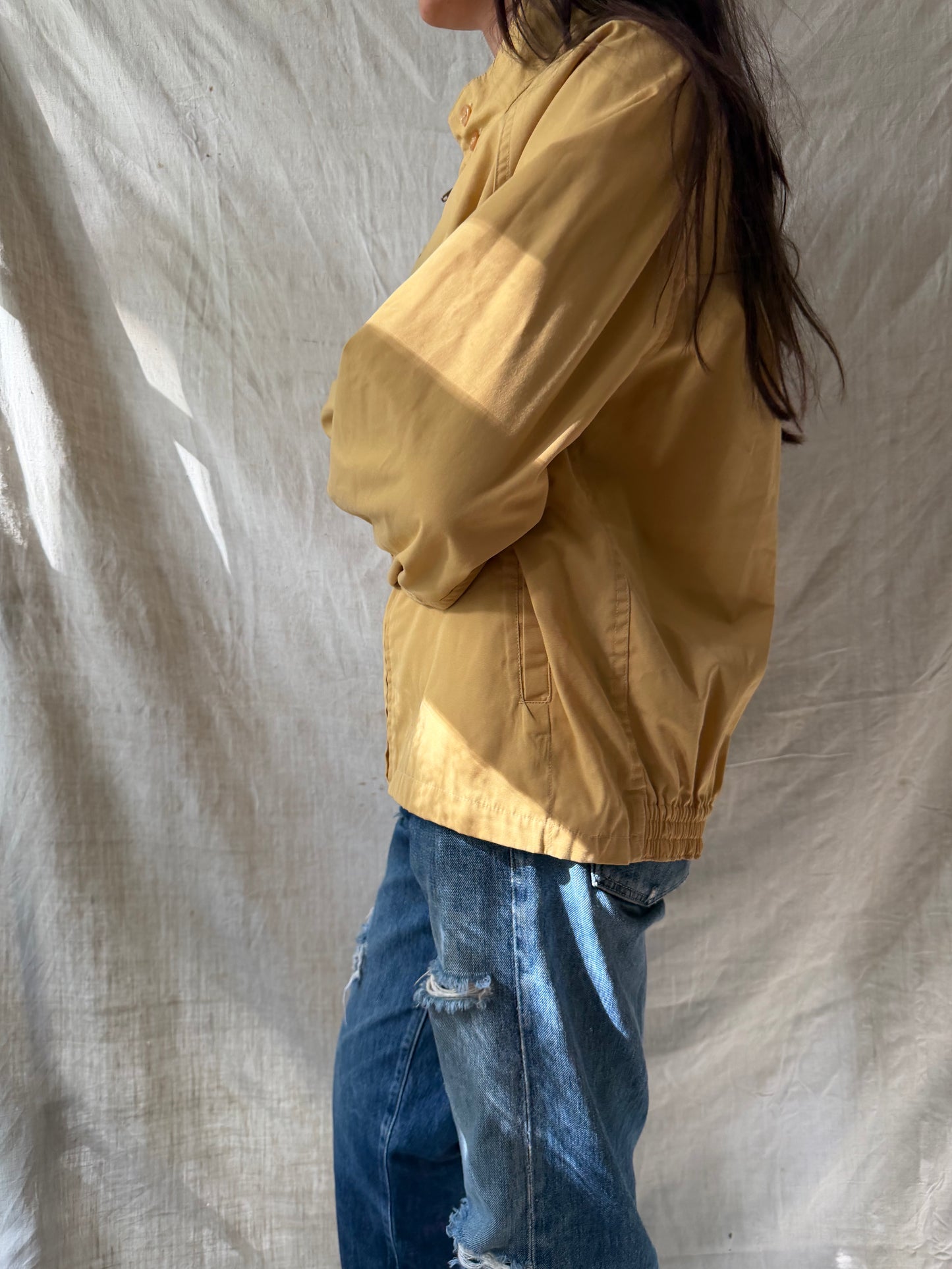 Butter Yellow Windbreaker