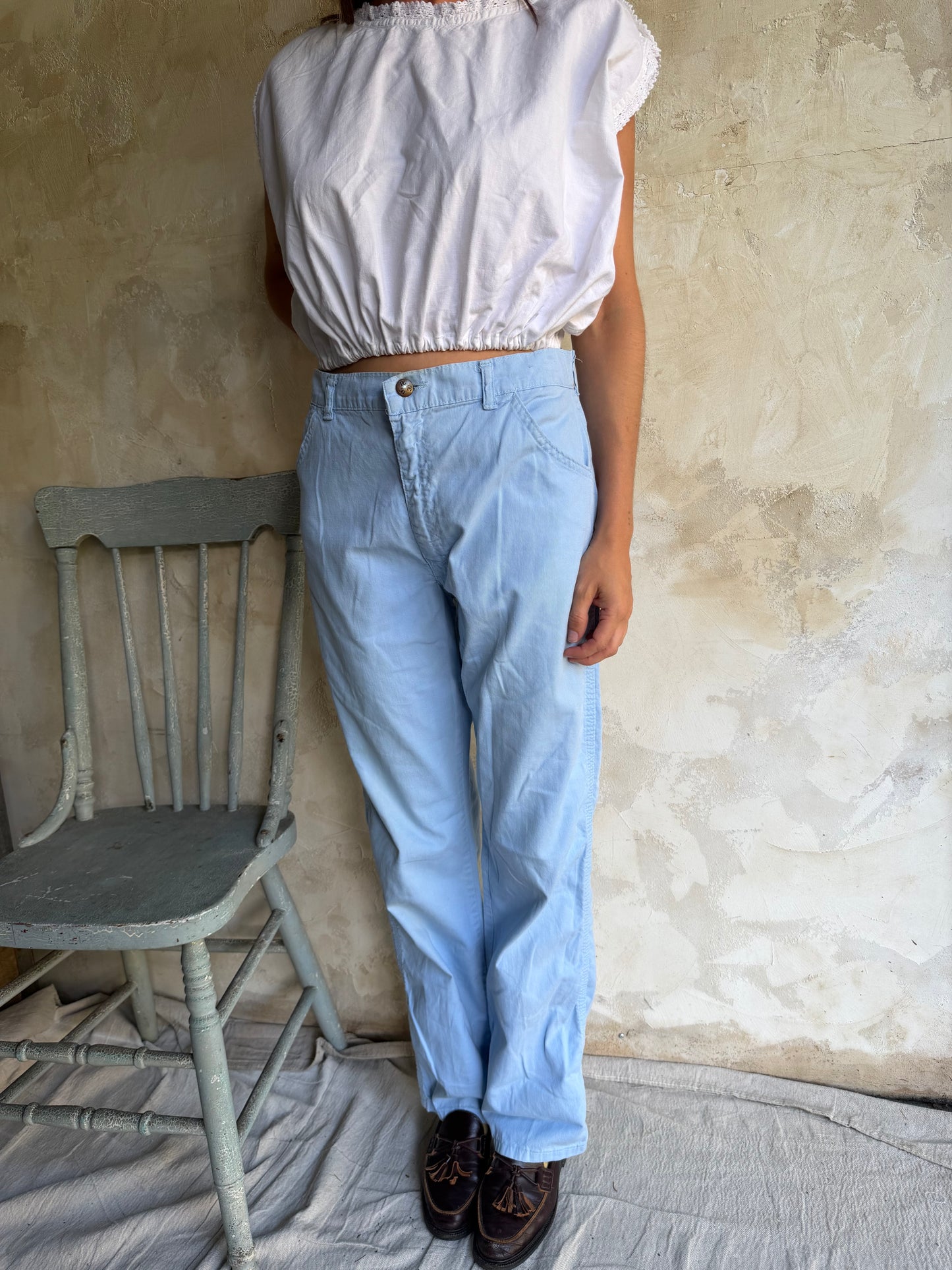 Baby Blue Dee Cee Painter Pants