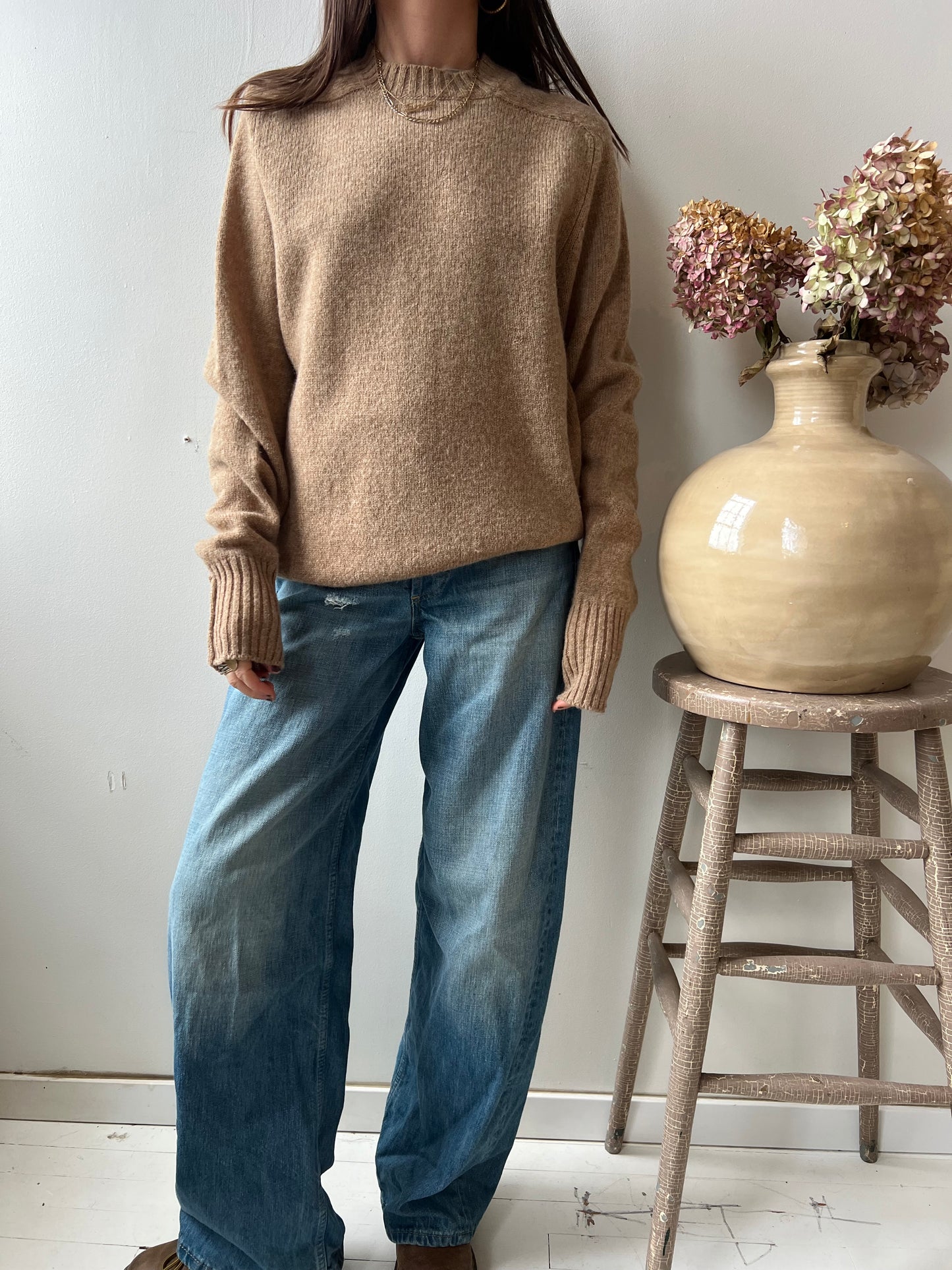 Tan Wool Pullover