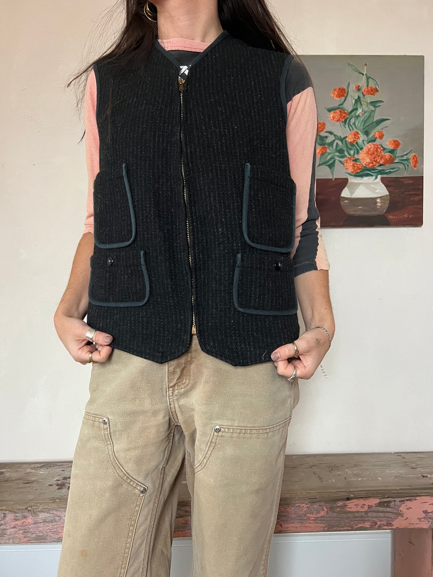 Pinstripe Woolrich Vest