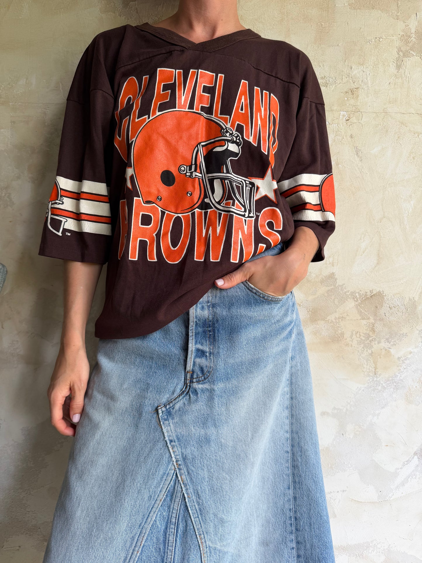 Cleaveland Browns Foobtall Varsity Tee