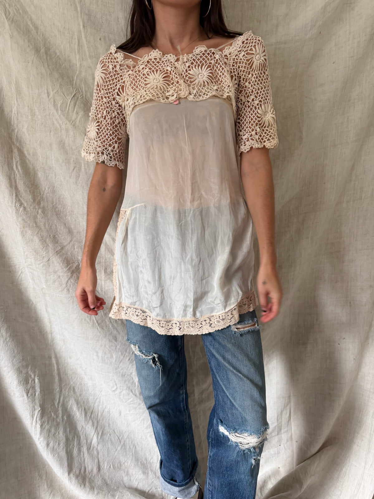 Antique Crochet Sleeves