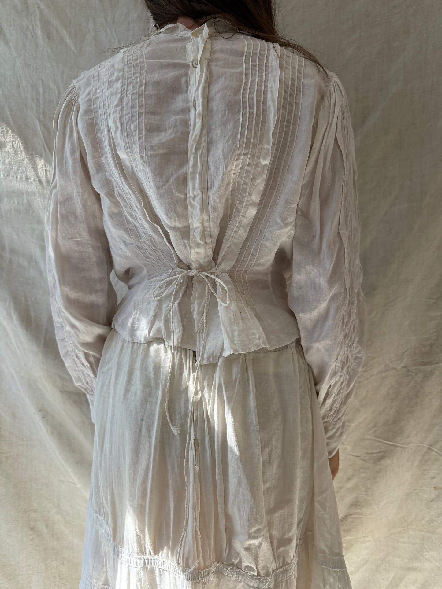 Antique Edwardian Embroidered Blouse