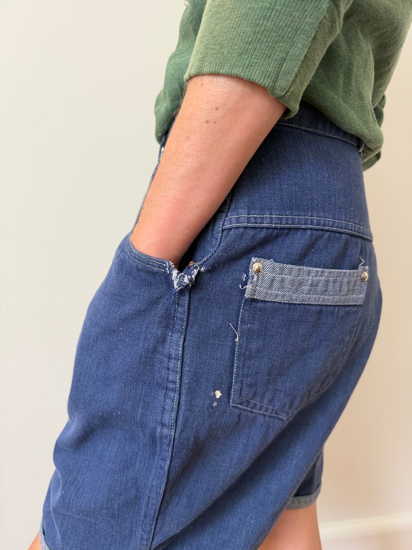 Dark Indigo Denim Shorts