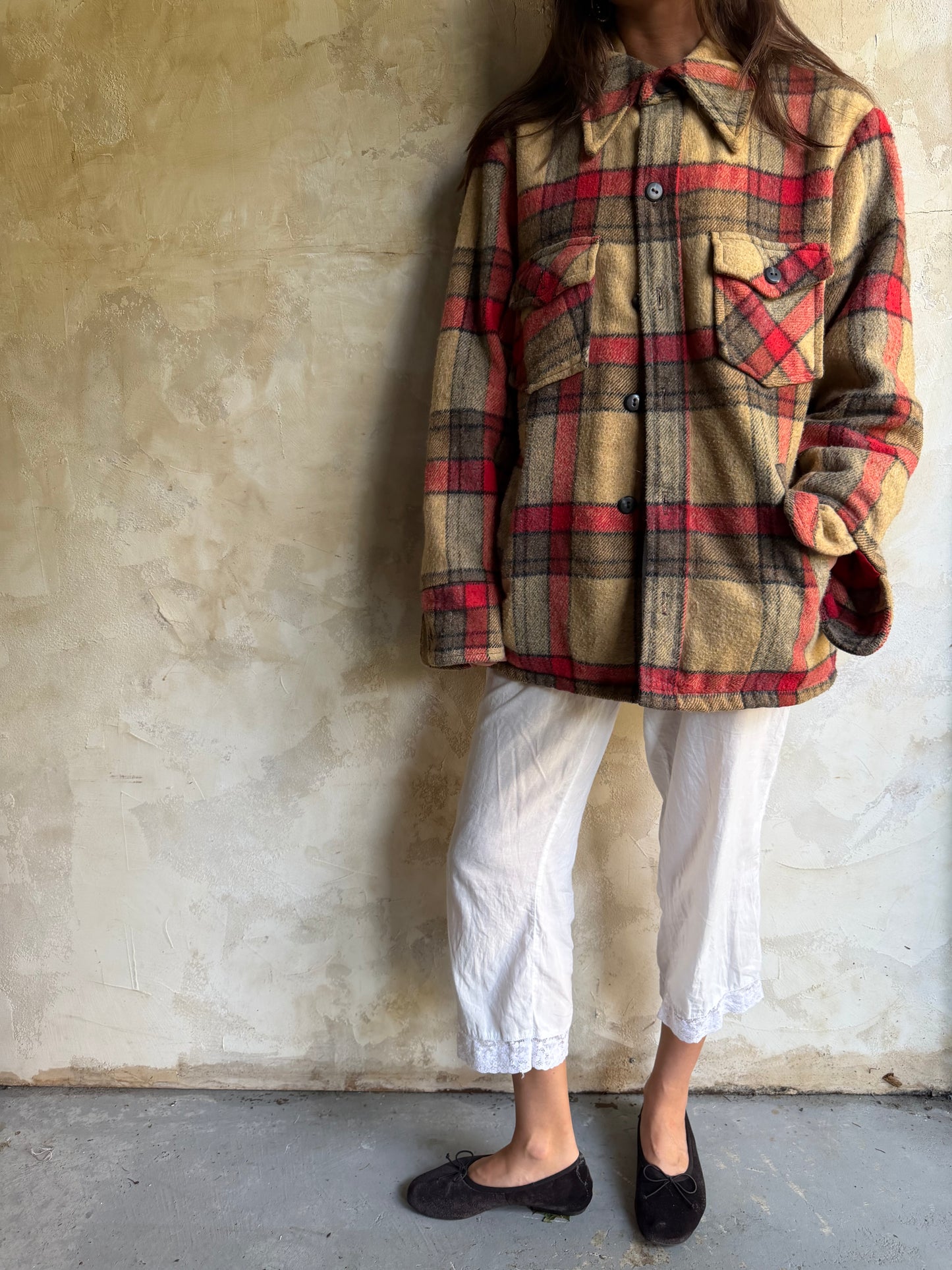 Plaid Wool Shacket