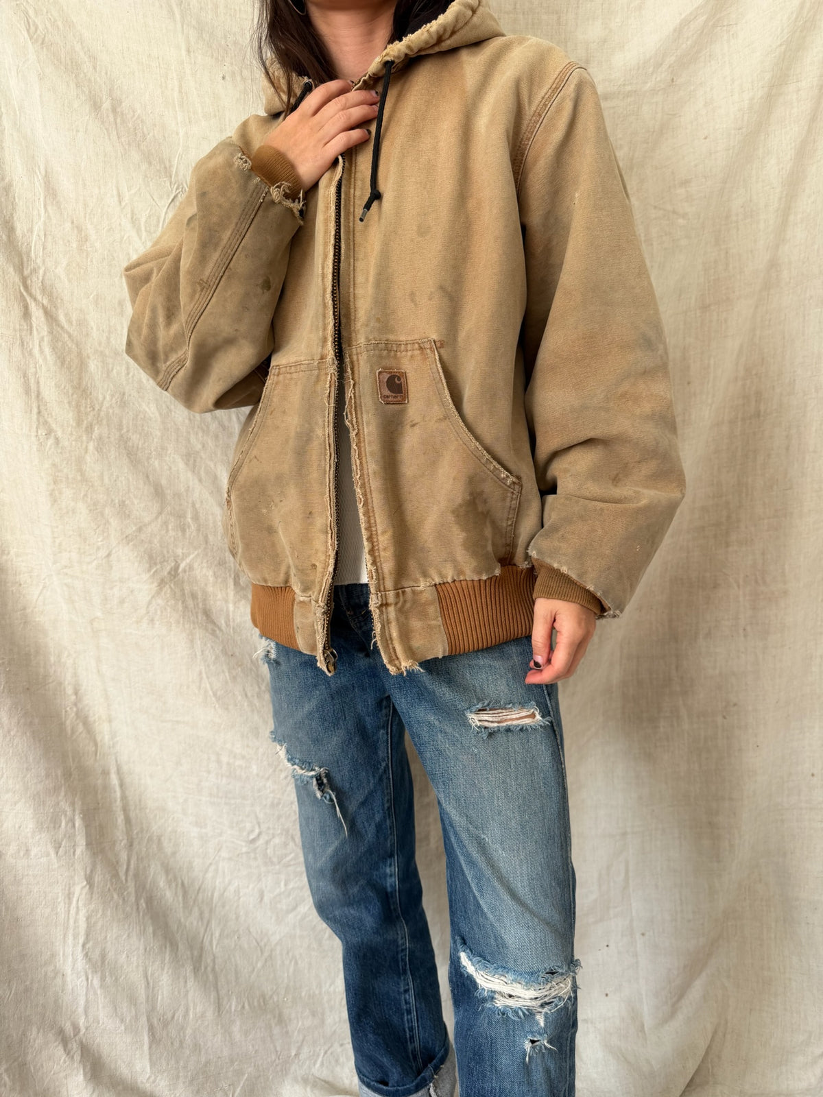 Carhartt Zip Up Hooded Jacket