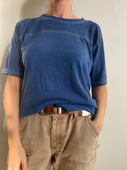 Faded Denim Blue Tee