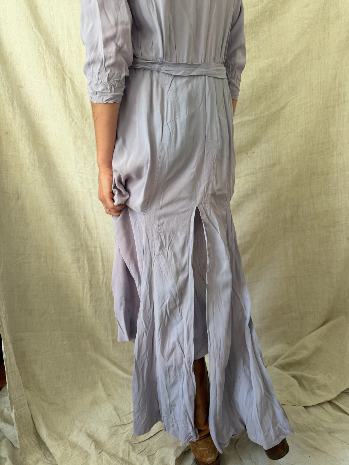 Purple Antique Tea Dress