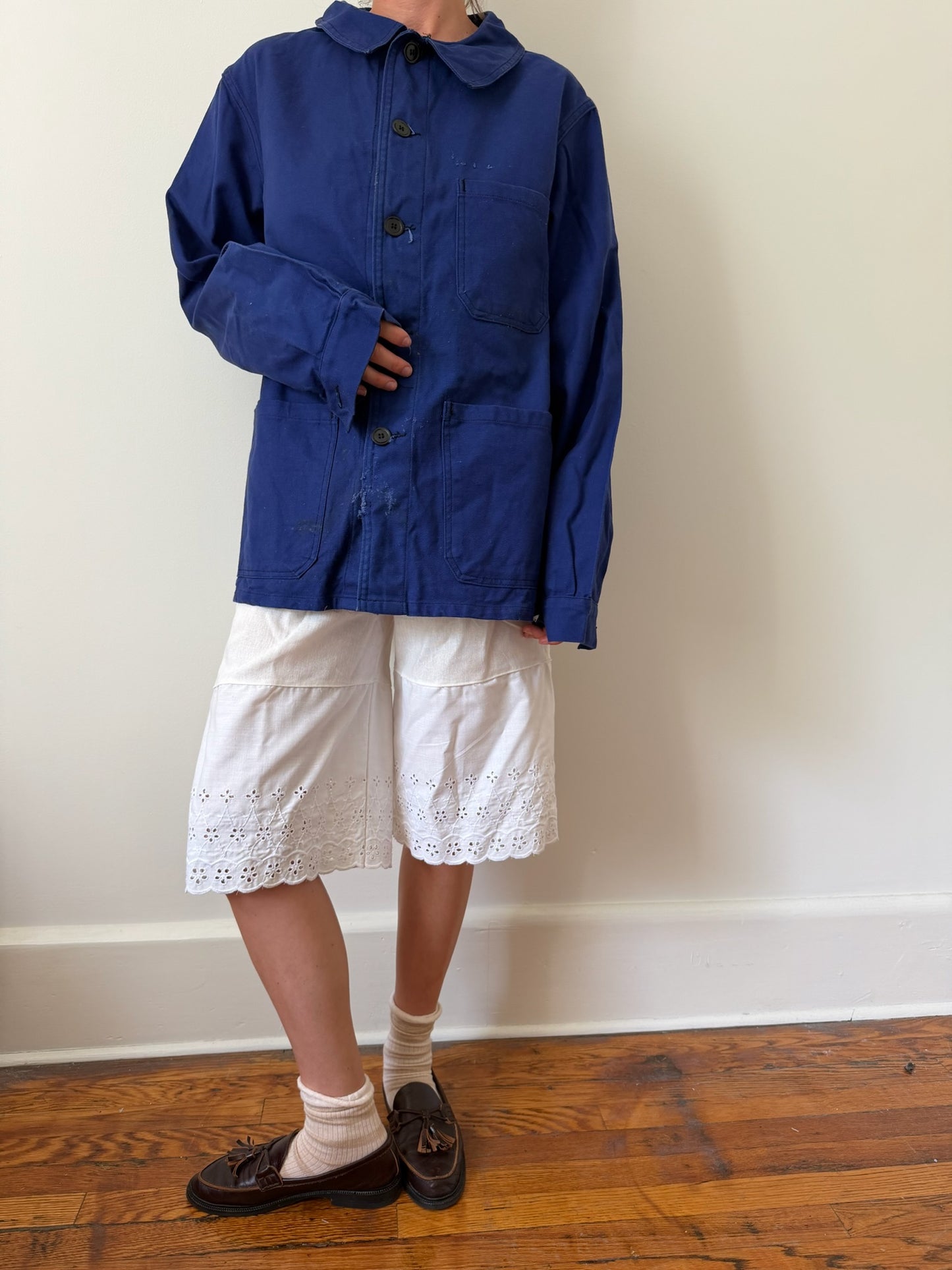 Dark Blue French Chore Jacket