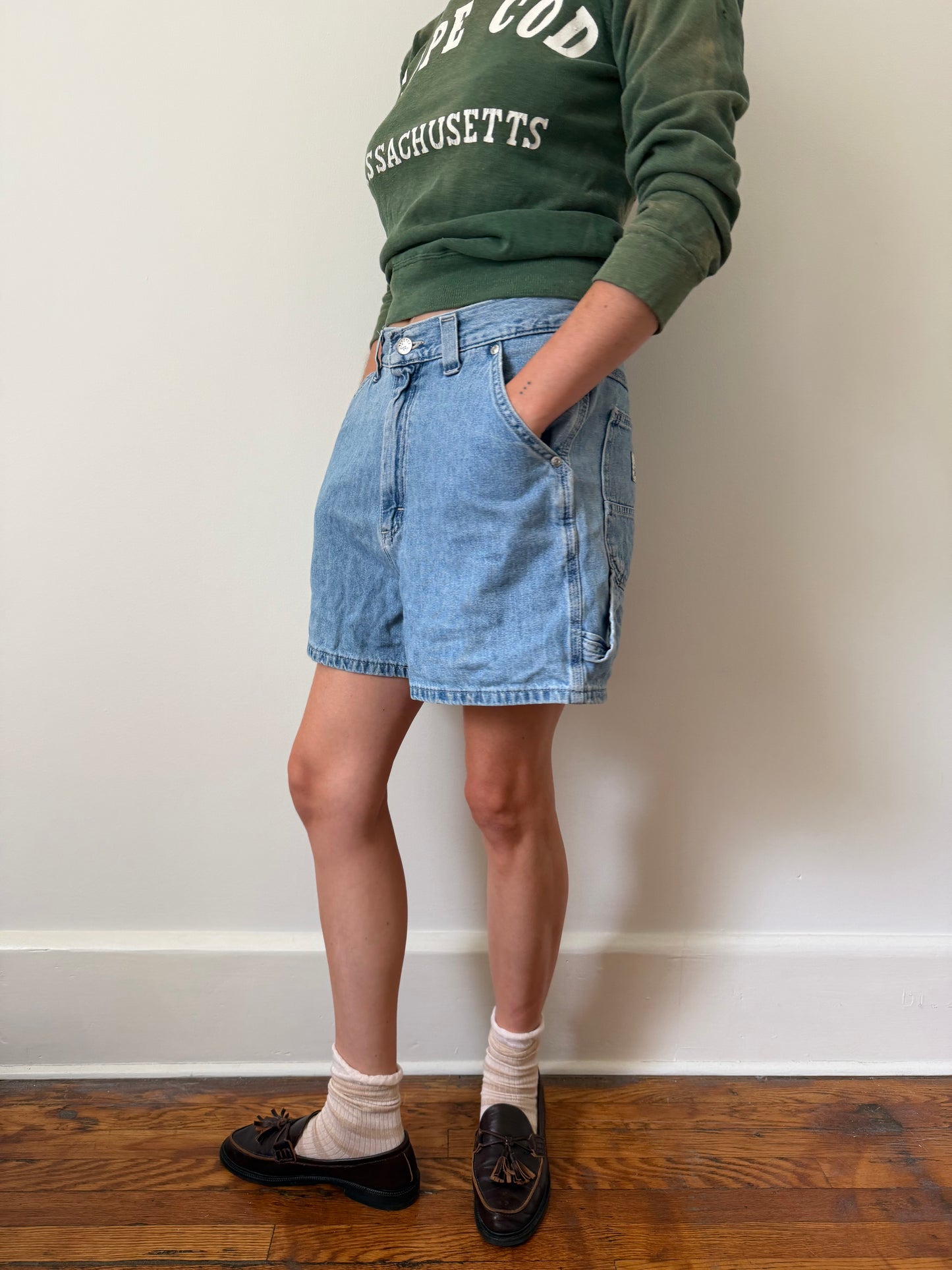 Riveted Lee Denim Carpenters Shorts