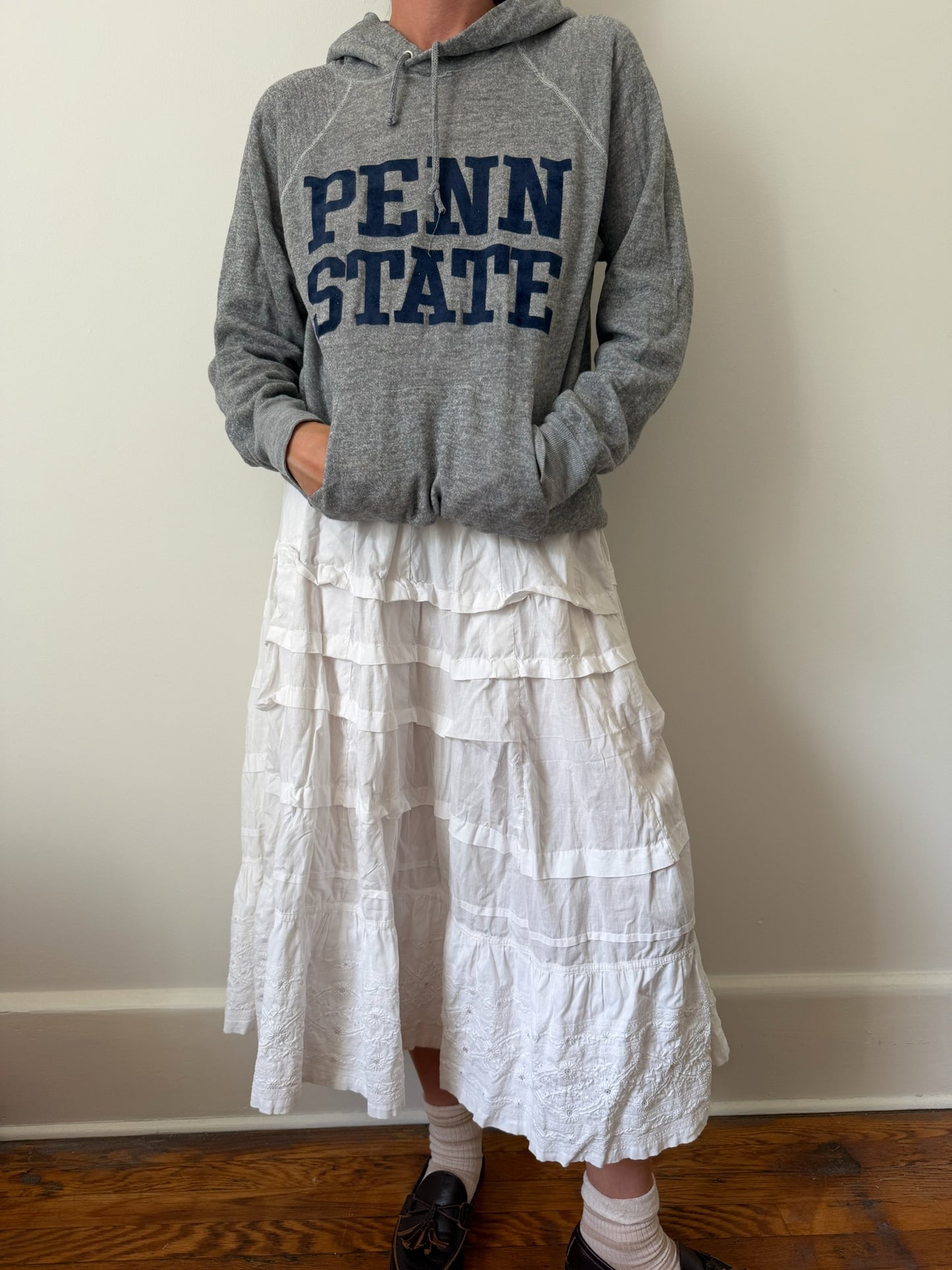 Grey Penn State Hoodie