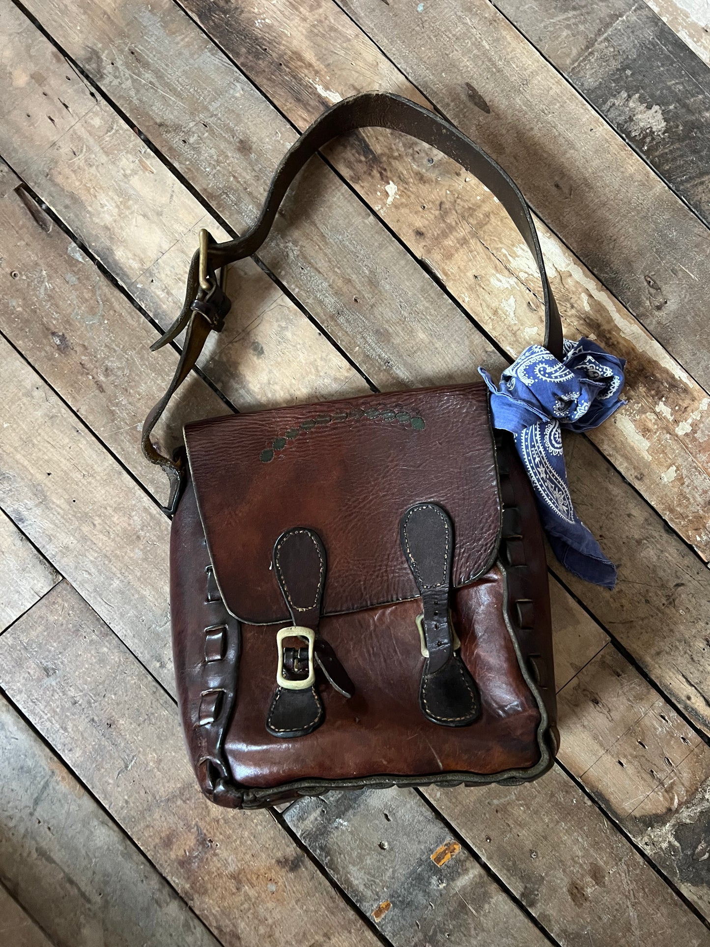 Leather Bucket Bag