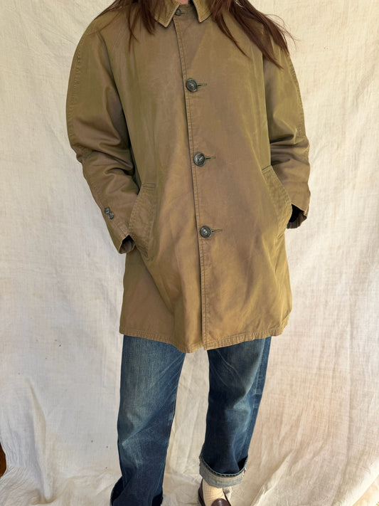 Sharkskin Windbreaker Trench