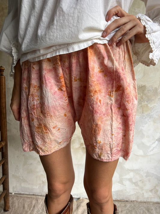 Madder Bundle Dyed Crochet Trim Bloomers