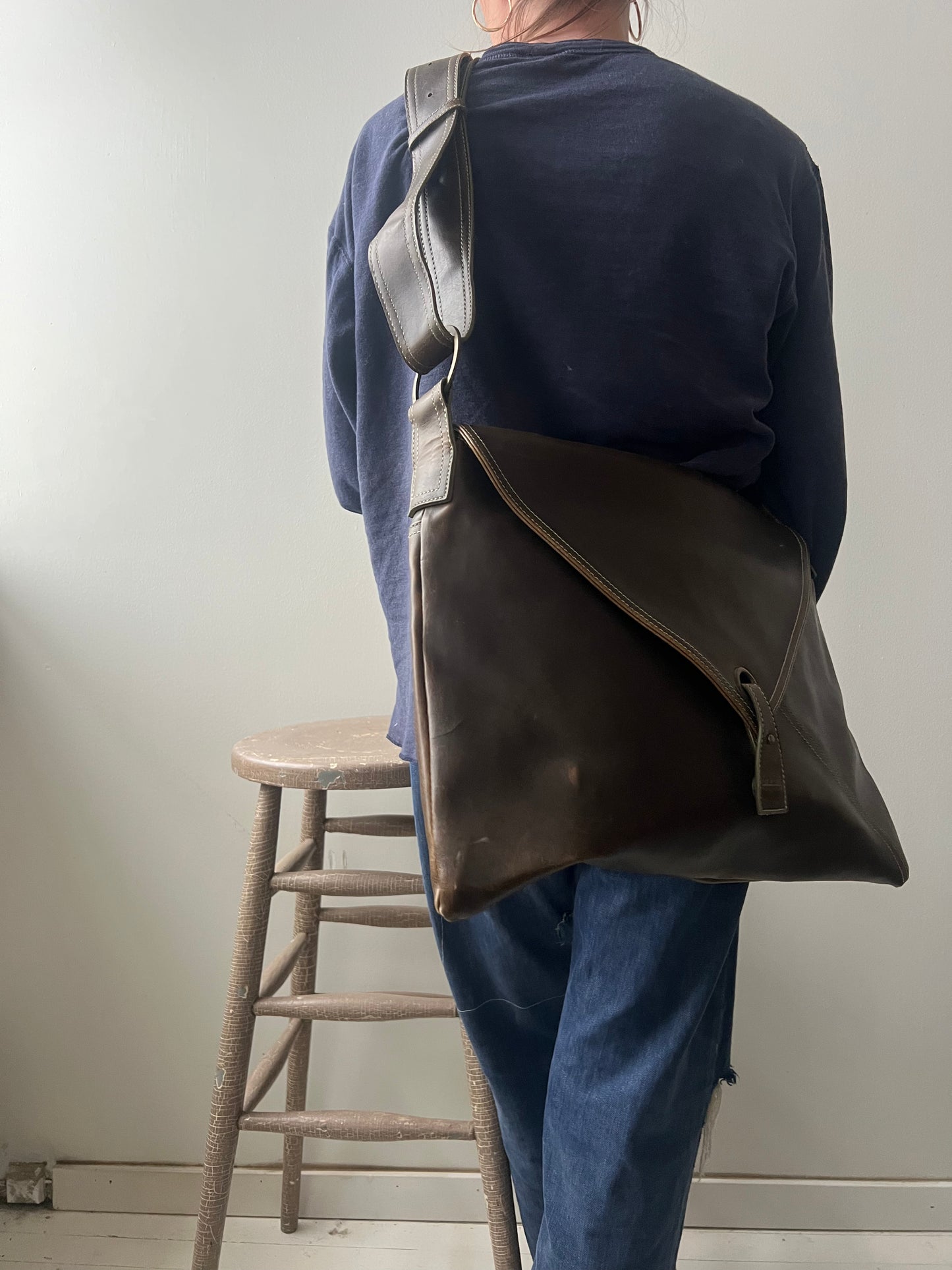 Vegan Leather Crossbody Bag