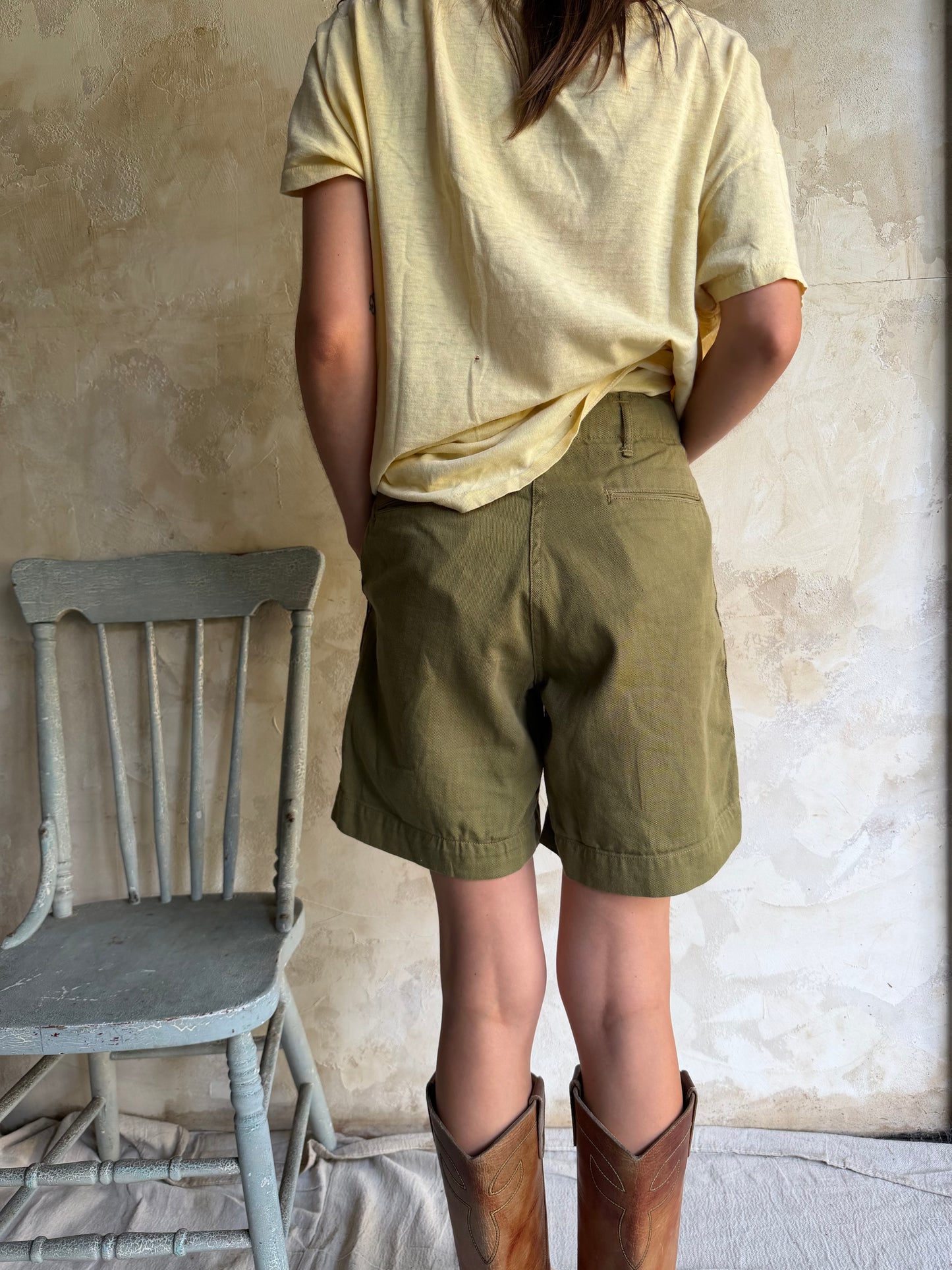 Green Boy Scouts Shorts