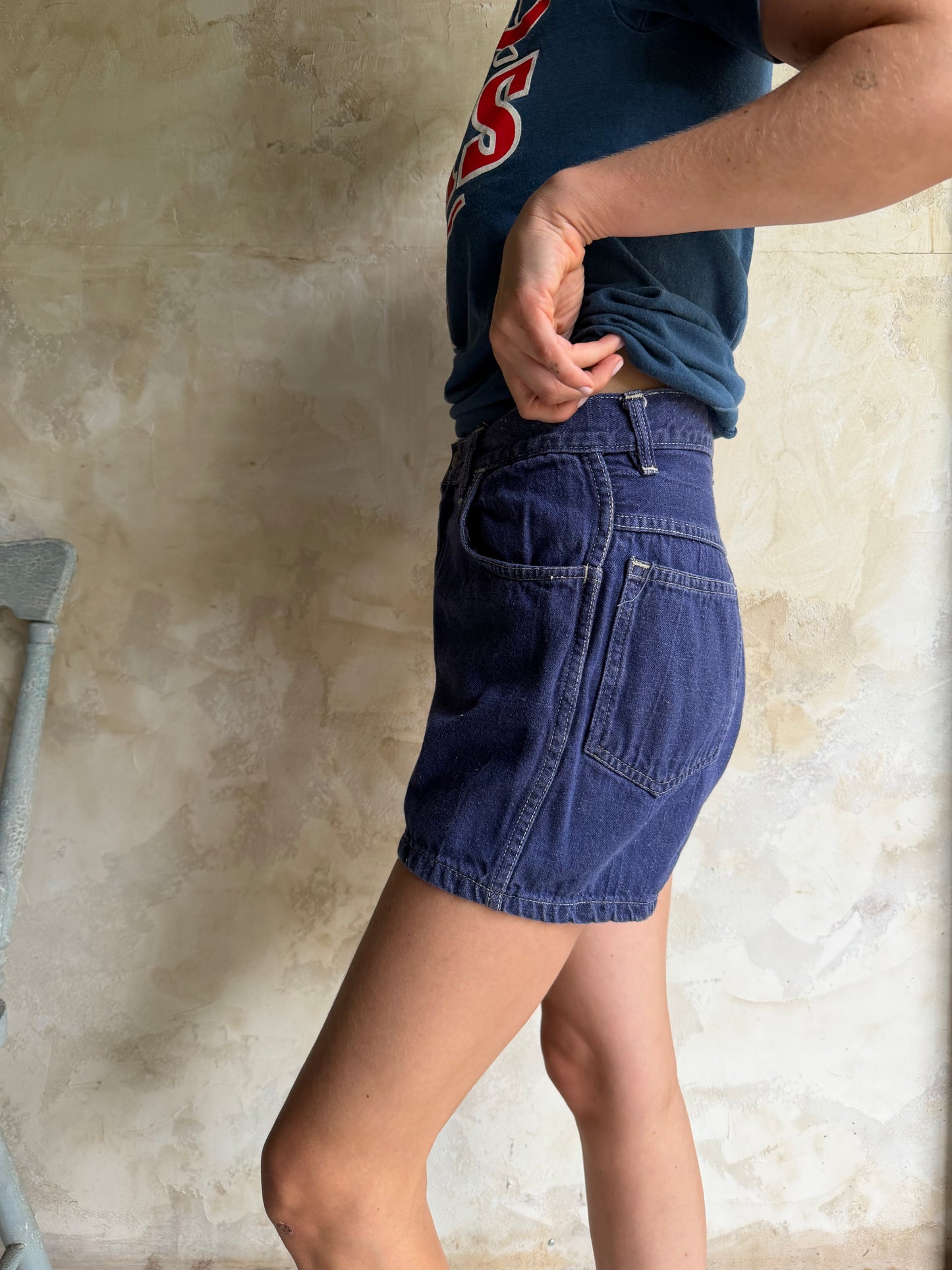 Indigo Denim Shorts