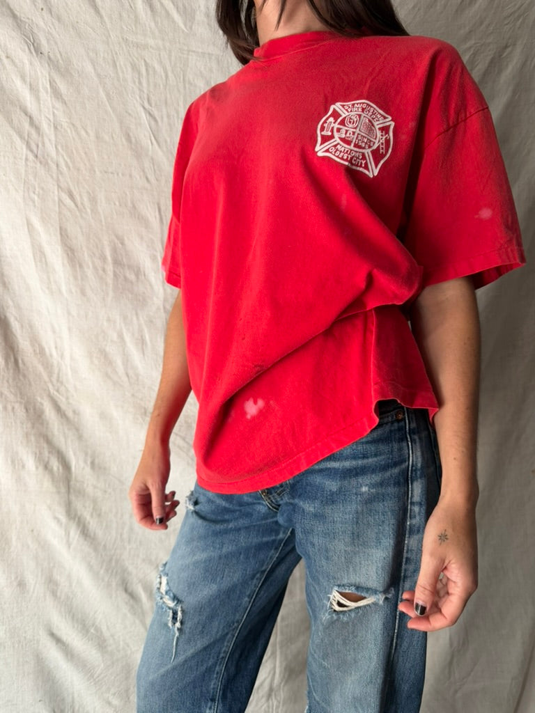 Red Fire Dept. Tee.