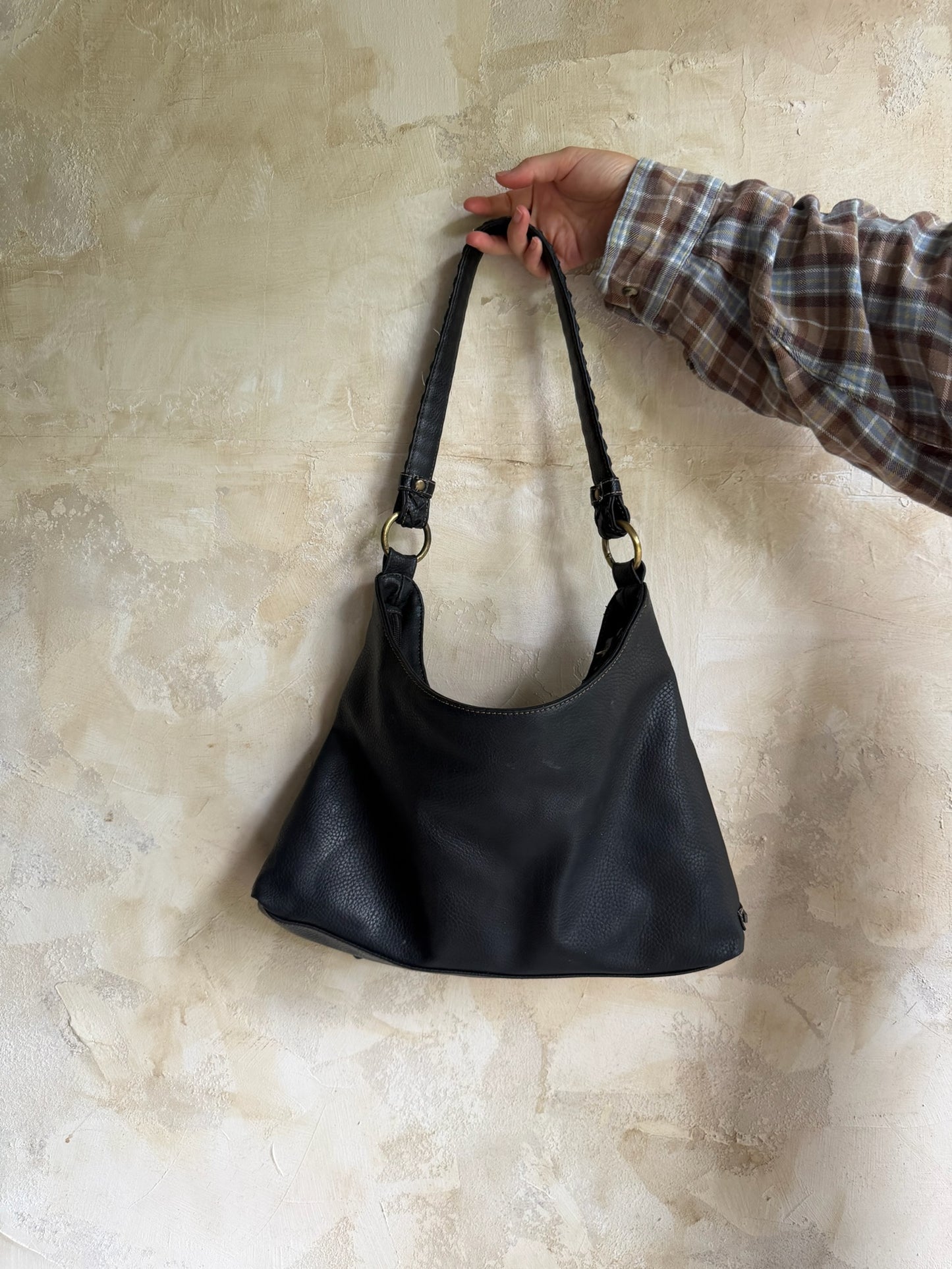 Black Braided Purse