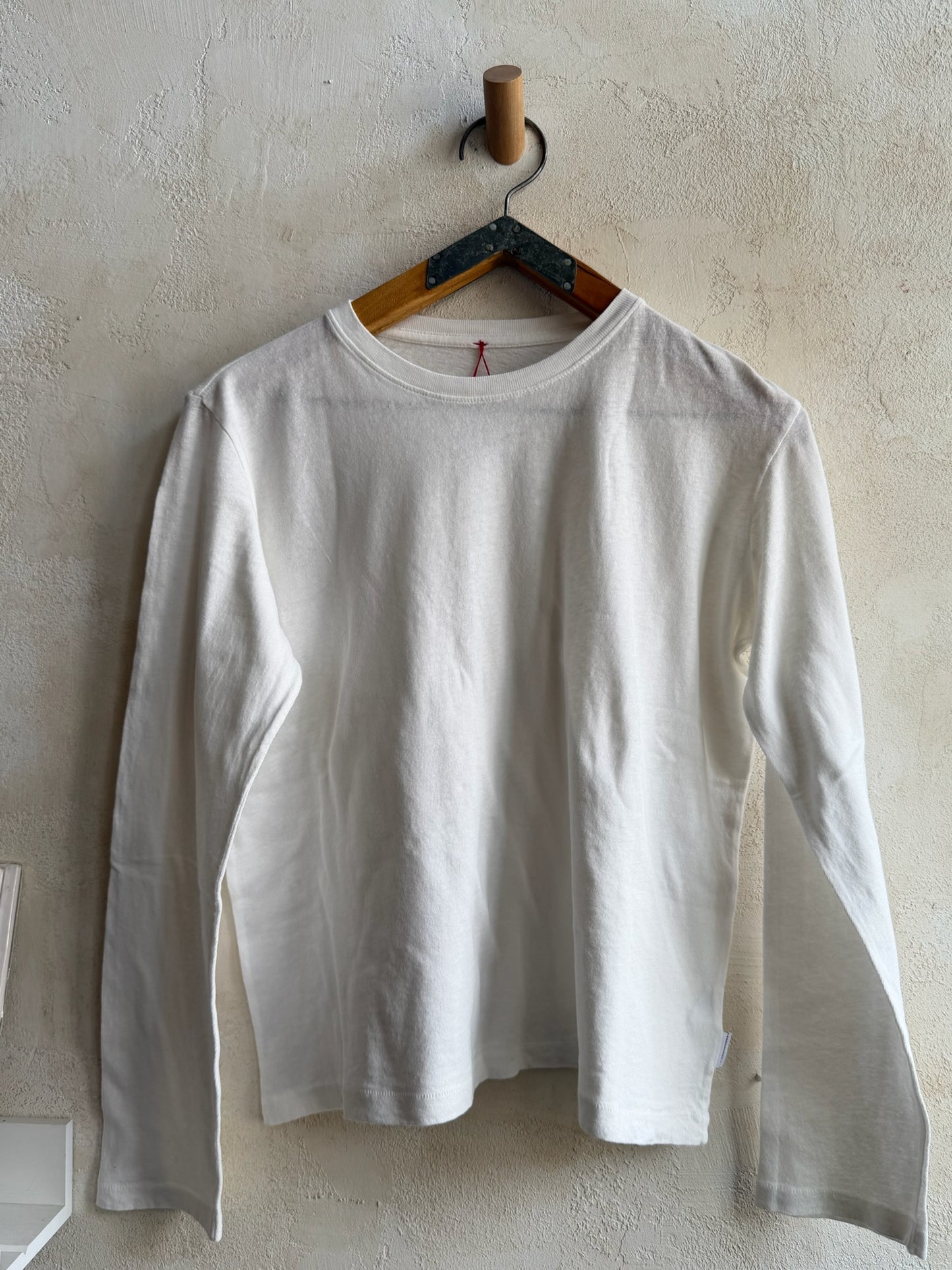 Foundation Long Sleeve Tee in Vintage White by Le Bon Shoppe
