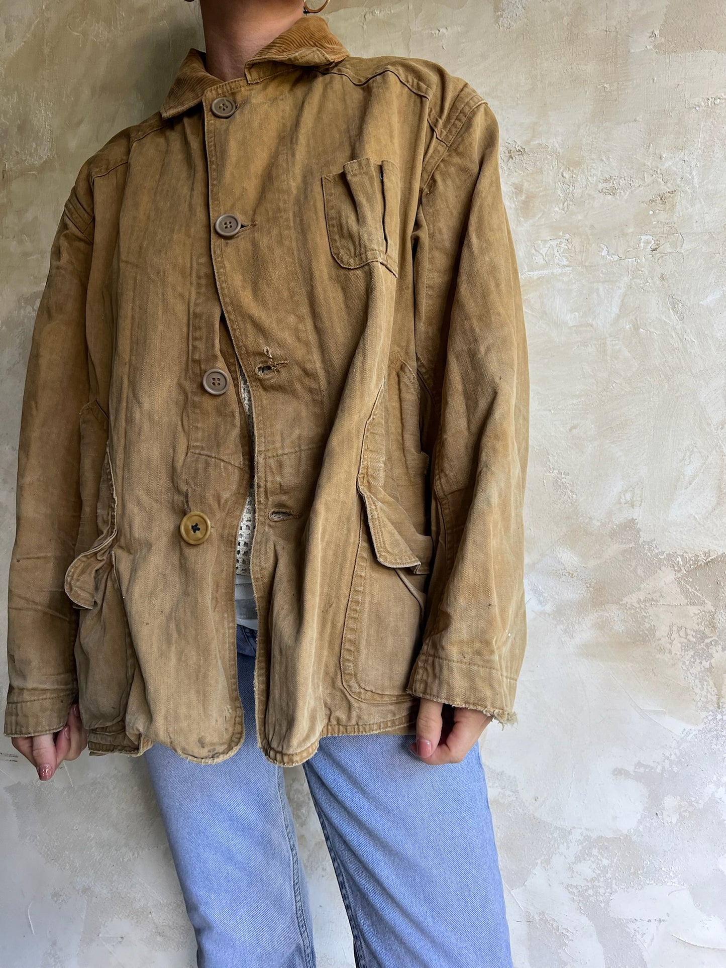Tan Twill Hunting Jacket