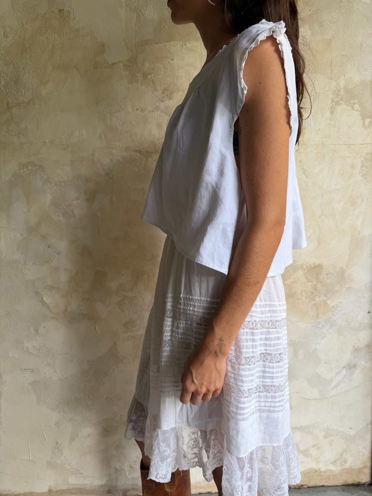 Antique Italian Cropped Blouse