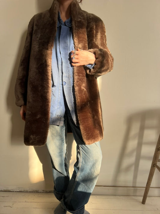 Fawn Faux Fur Jacket