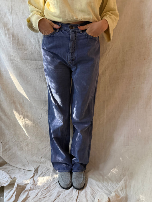 70s Faded Blue Denim