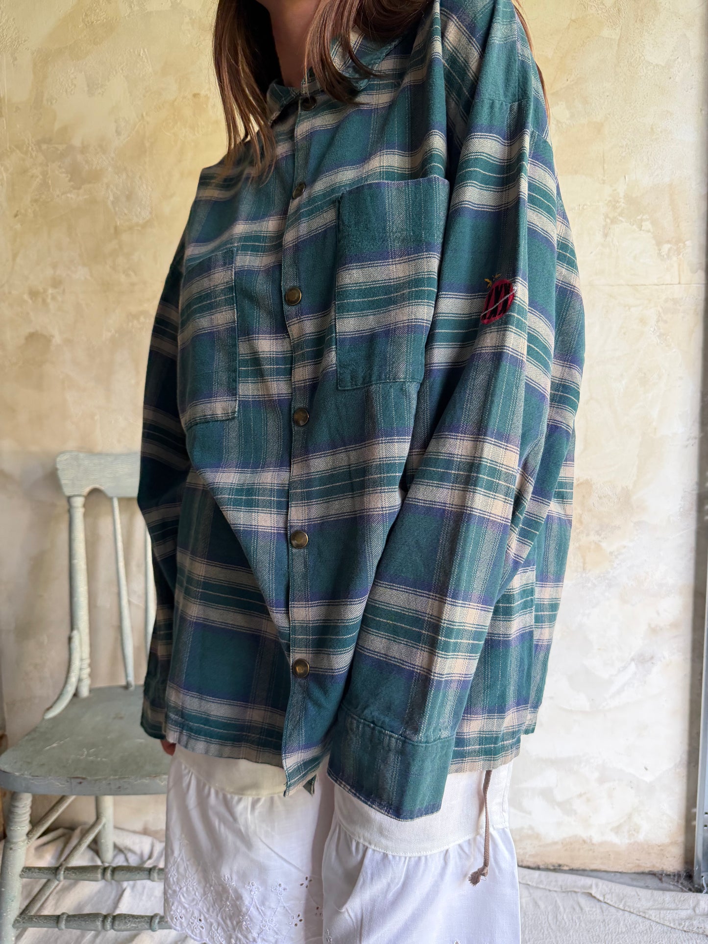 Green Plaid Shirt