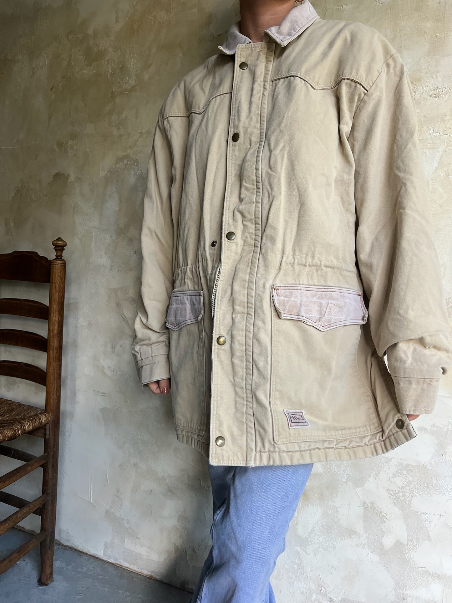 Walls Khaki Lined Jacket