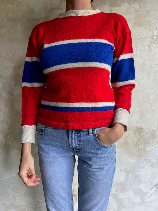 Striped Wool Montreal Canadians Longsleeve