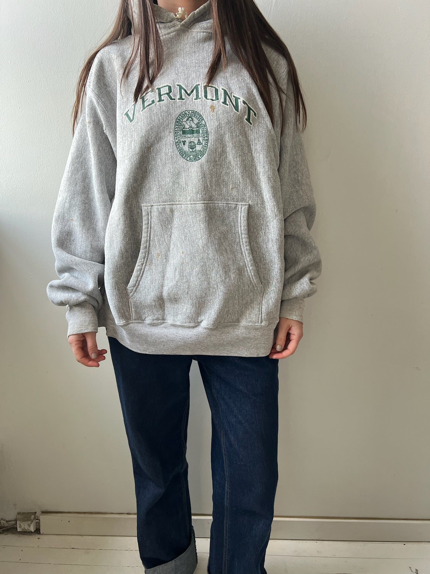 Grey Vermont Hoodie