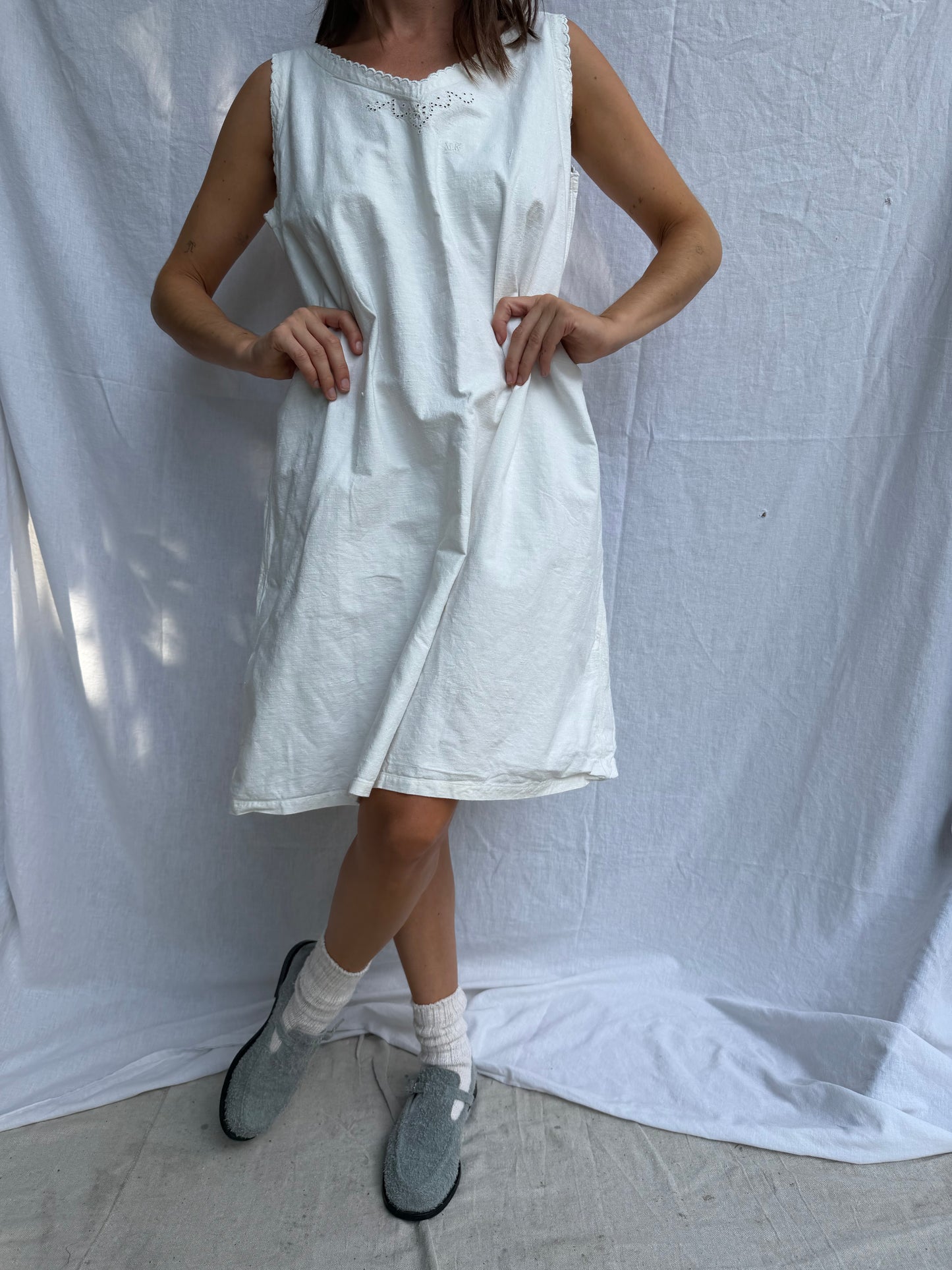 Off-White Antique Italian Smock