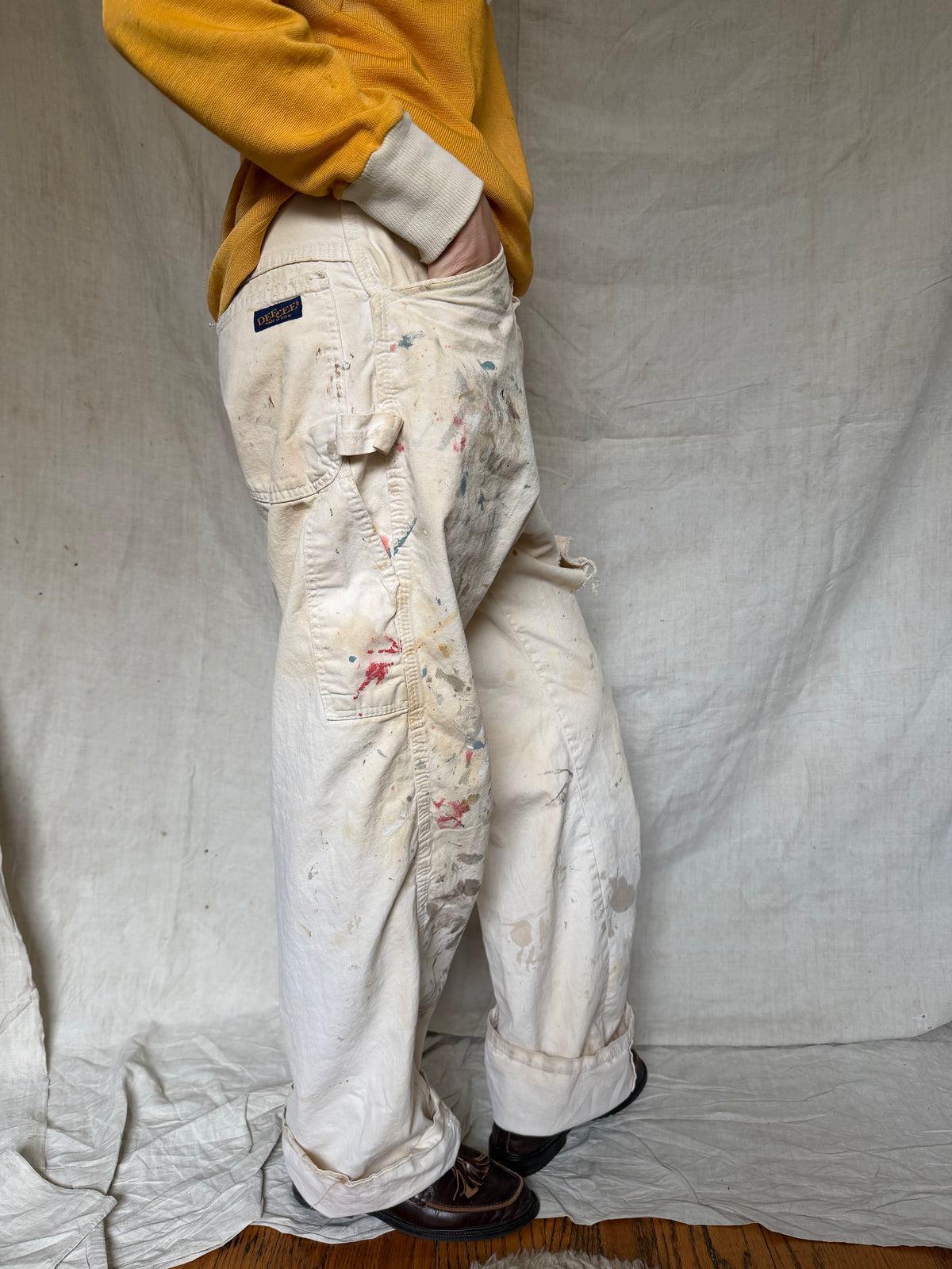 DeeCee Cream Painter Pants