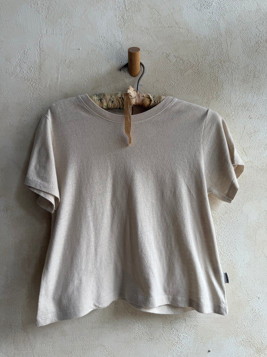 Airy Darling Tee in Vintage in Rice by Le Bon Shoppe