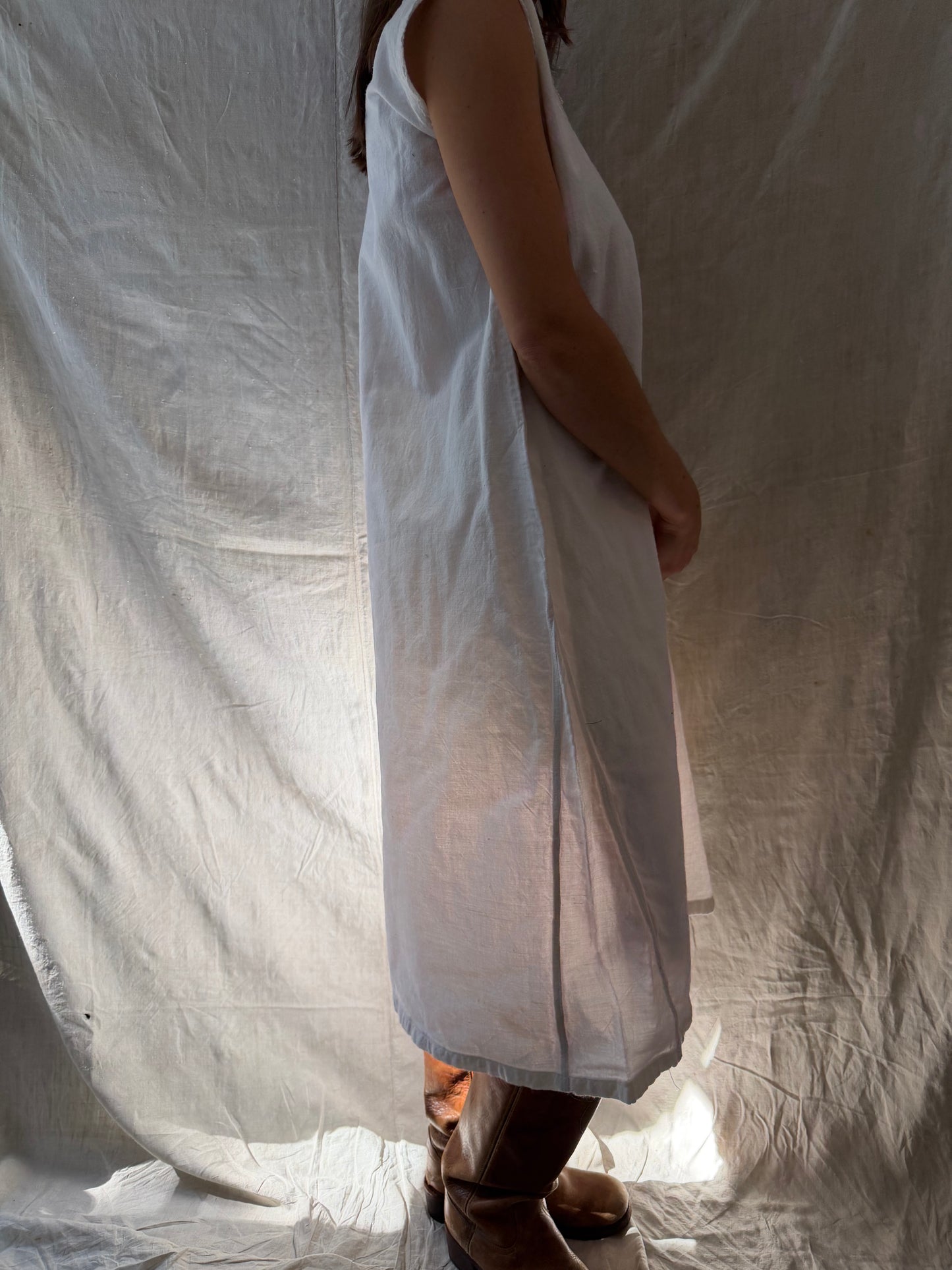 Antique Italian Heavyweight Cotton Smock